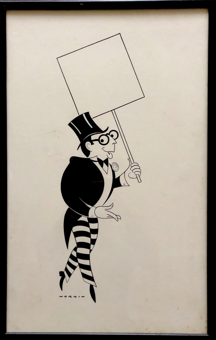 SAMUEL NORKIN (1917-2001, Brooklyn NY) Broadway (1 of 3)