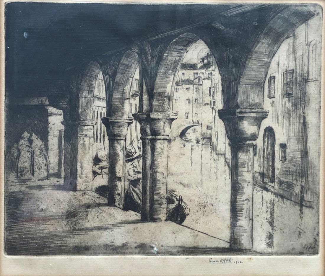 ERNEST D. ROTH (1879-1964, American) Etching (1 of 4)