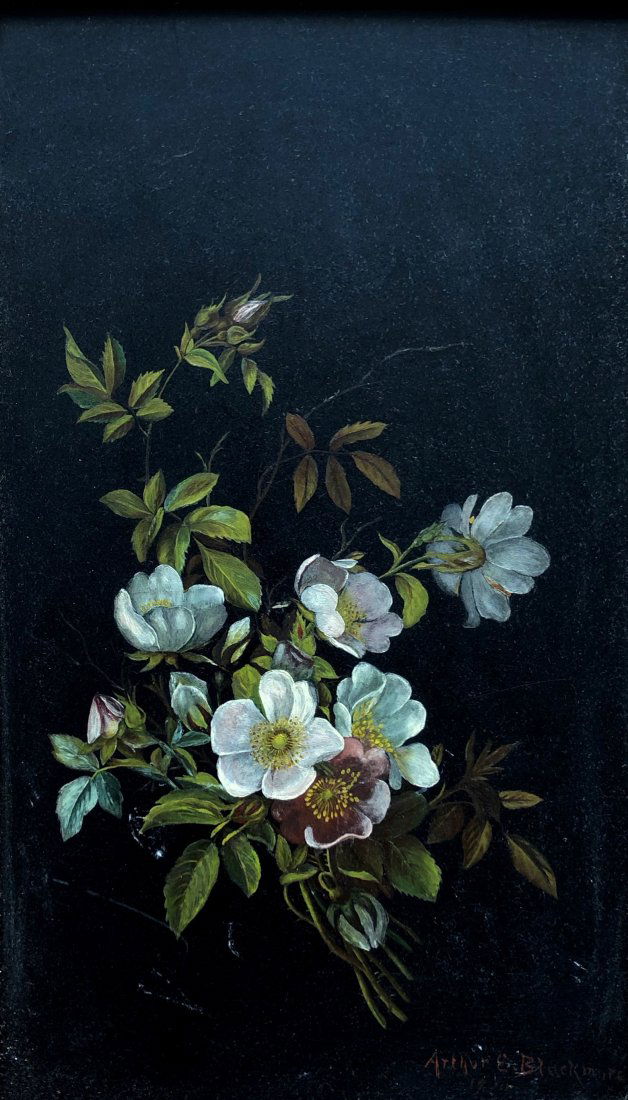 ARHTUR EDWARD BLACKMORE (1854-1921, England) Flowers (1 of 4)