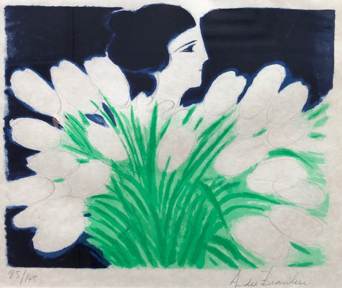 ANDRE BRASILIER (b. 1929, France) Lithograph (1 of 5)