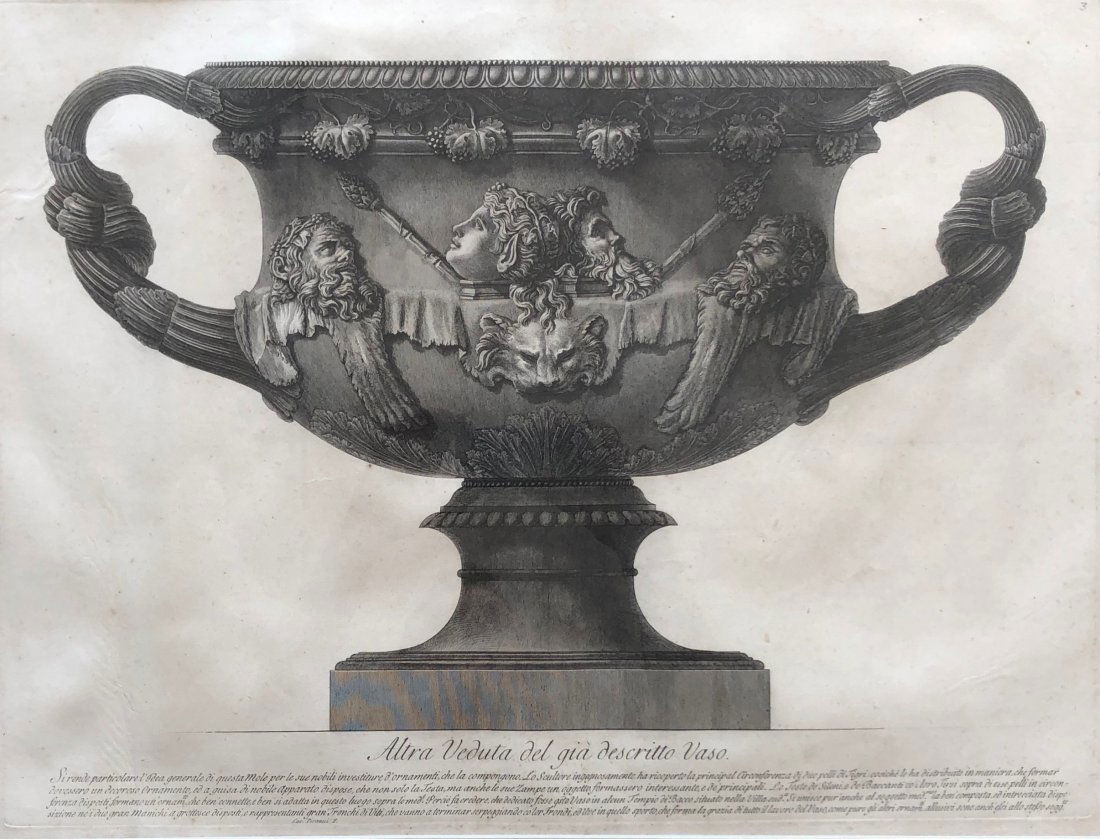 GIOVANNI BATTISTA PIRANESI (1720-1778) URNS (1 of 4)