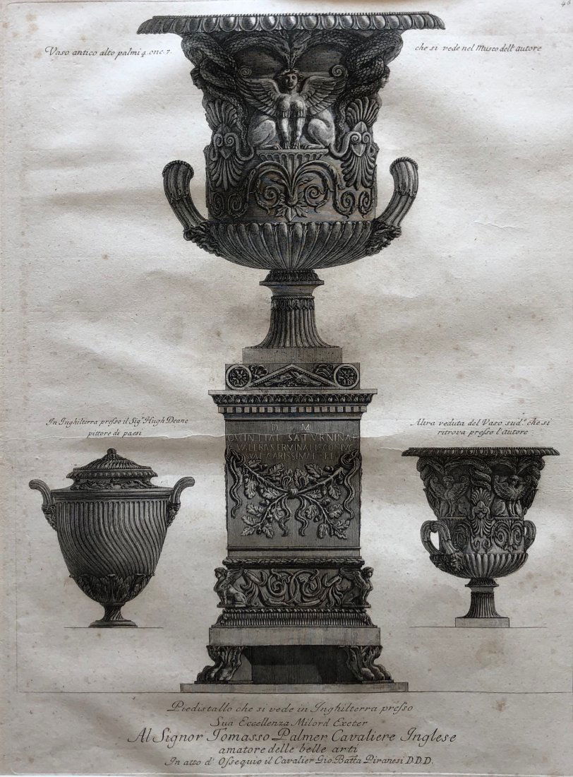 GIOVANNI BATTISTA PIRANESI (1720-1778) URNS (1 of 4)
