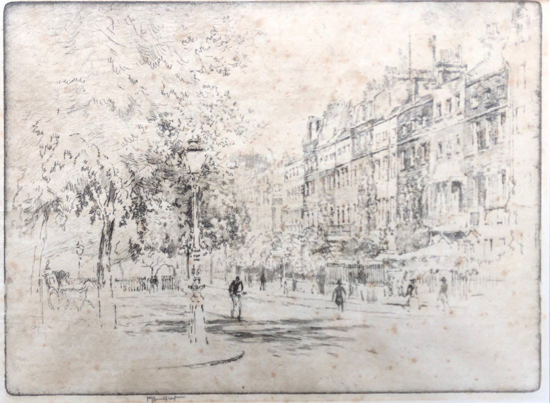 JOSEPH PENNELL (1857 - 1926, Philadelphia ) Etching (1 of 4)