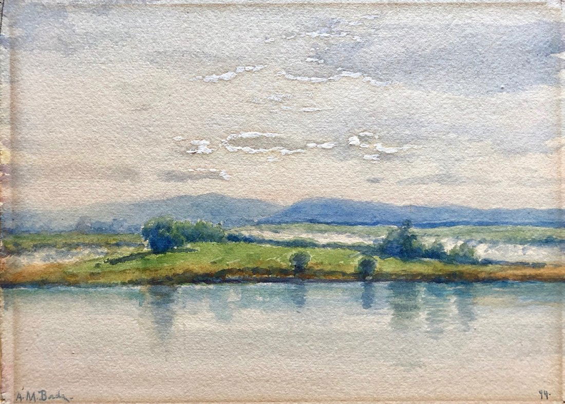 ALICE BORDA (19th c, Pennsylvania) Impressionist (1 of 3)