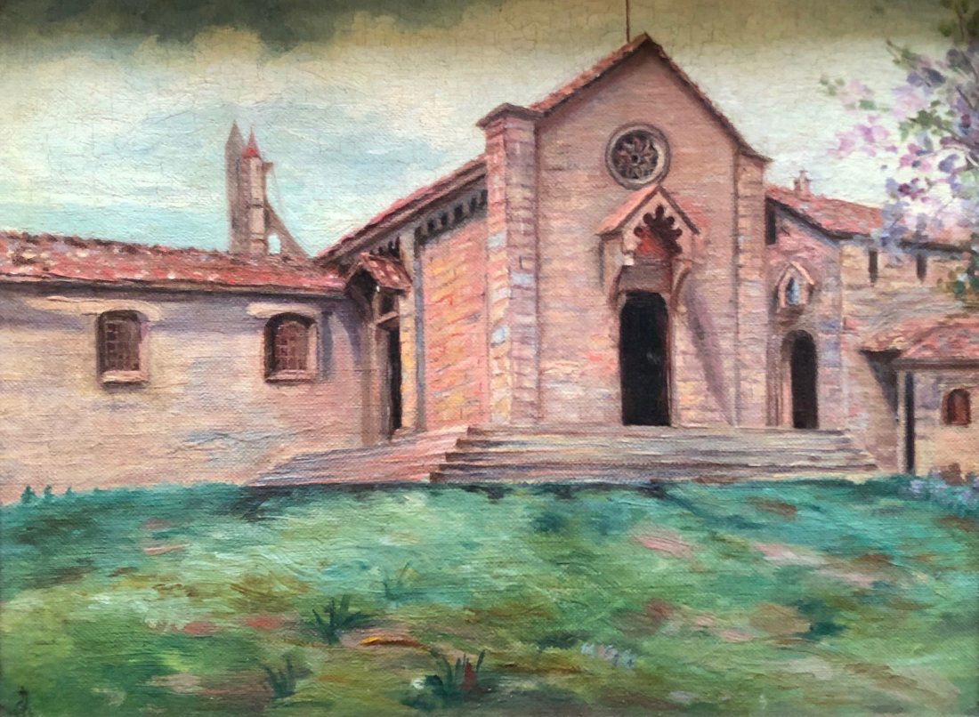 San Francesco Monastery , Tuscany Italy Monogrammed (1 of 5)