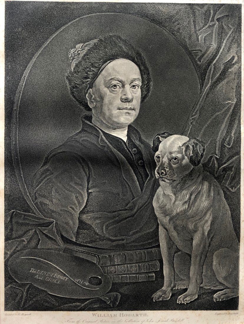 WILLIAM HOGARTH Self Portrait With Dog 1795 (1 of 5)