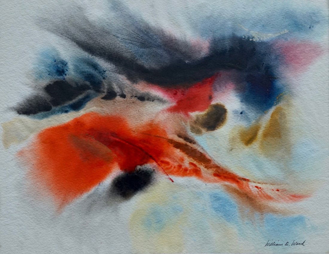 WILLIAM E. WARD (Ohio, 1922-2004) Abstracts, Exhibited (1 of 5)
