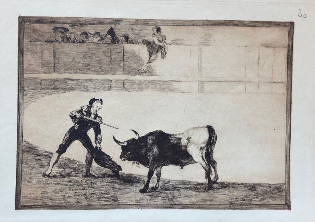 FRANCISCO JOSE DE GOYA (1746-1828, Spain) Etching (1 of 3)