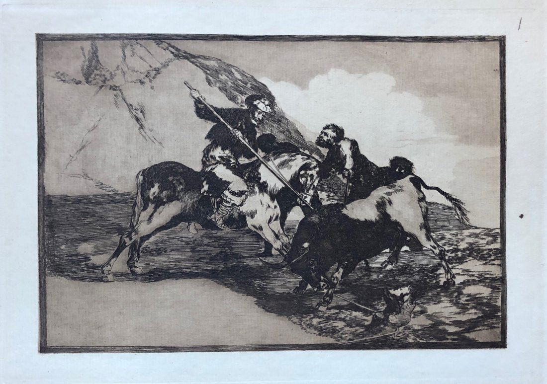 FRANCISCO JOSE DE GOYA (1746-1828, Spain) Etching (1 of 3)