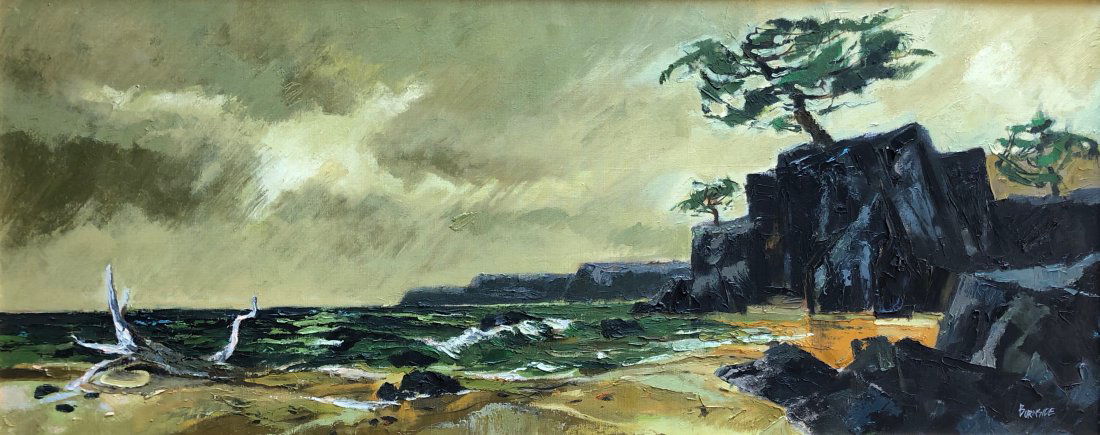 Impressionist California Coastal Scene, Signed (1 of 4)