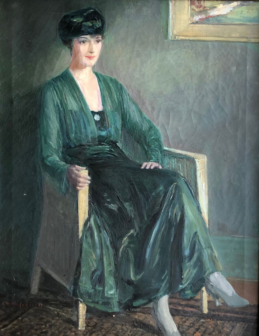 FREDERICK HUTCHINSON (1871-1953, Montreal) Portrait (1 of 4)