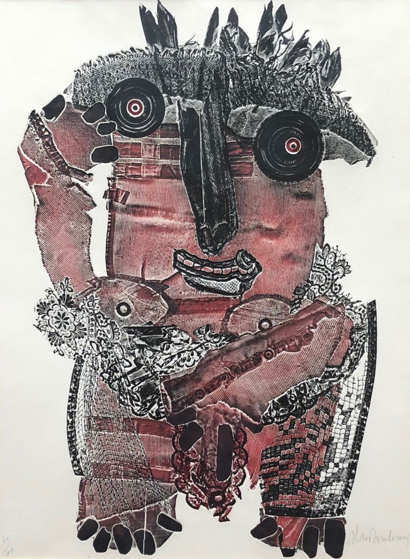 Modernist Lithograph, Illegible Signature (1 of 4)