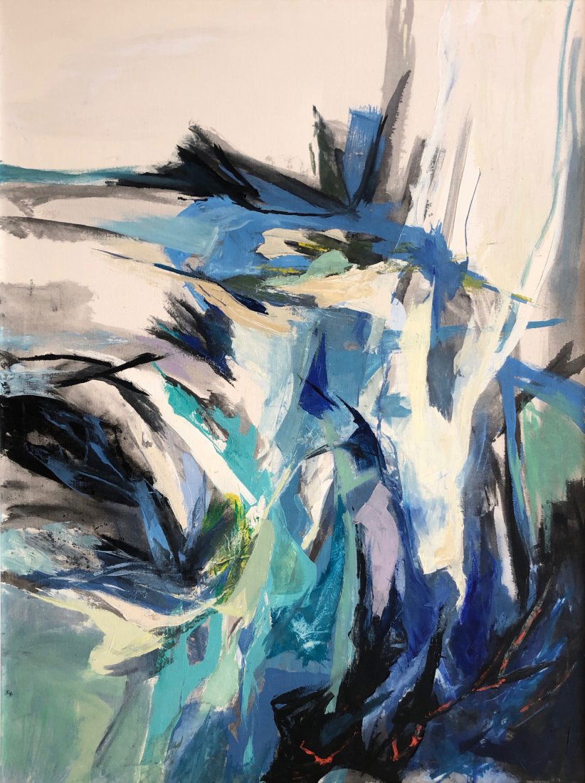 ARON BELKA (20th c, New Orleans) Abstract Expressionist (1 of 4)