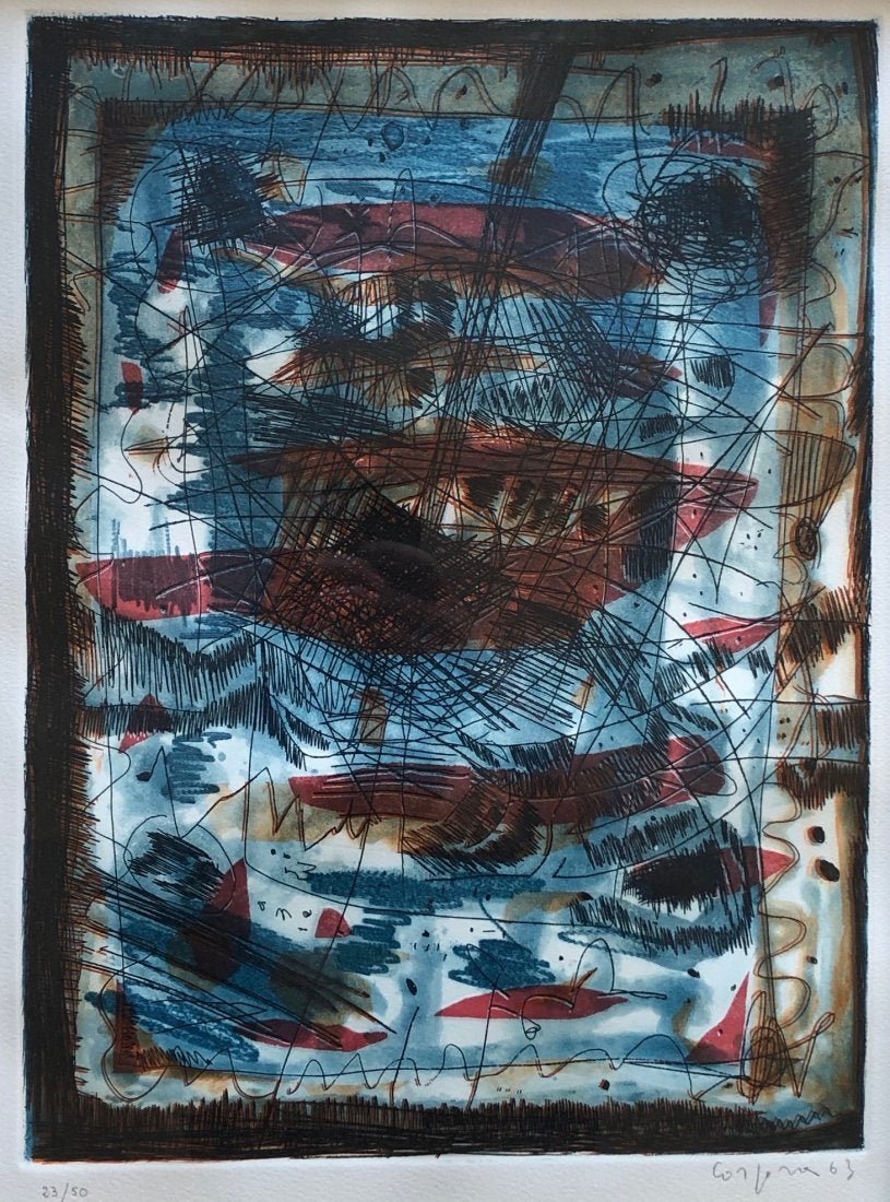 ANTONIO CORPORA (1909-2004, Tunis) Lone Mariner (1 of 6)