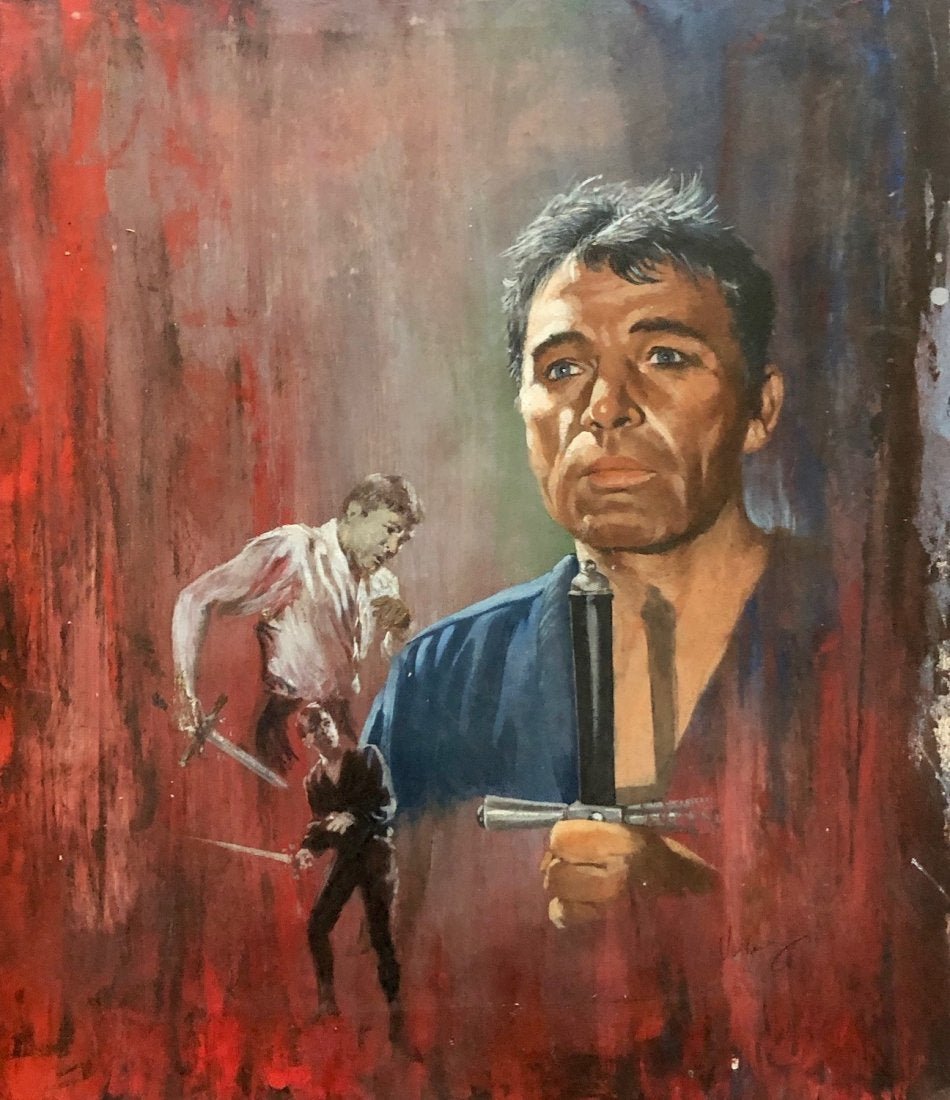 Hamlet, Richard Burton Illustration Art (1 of 3)