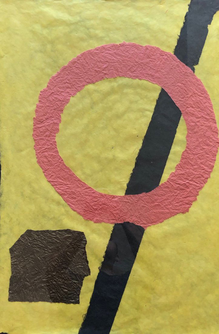 Contemporary Abstract Mixed Media, Unknown Artist (1 of 3)