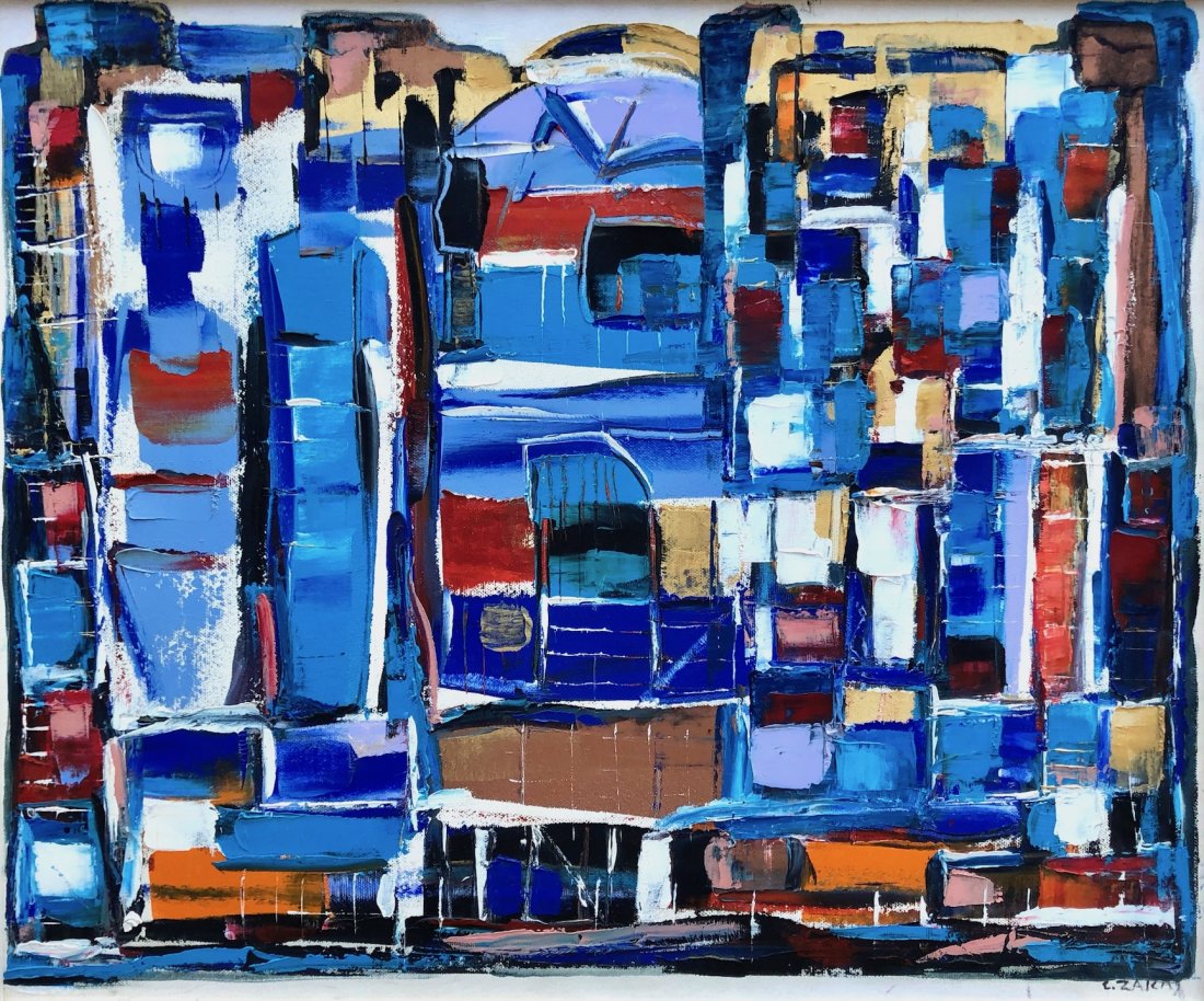 CATHERINE ZAKAS (b. 1936, Greece) Agora (1 of 5)