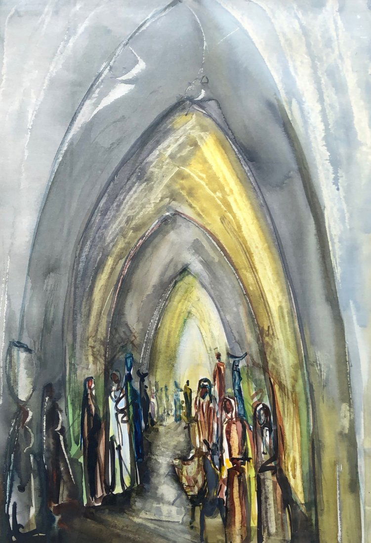 JOSEPH KOSSONOGI (1908-1981, Israel) Tel Aviv (1 of 4)