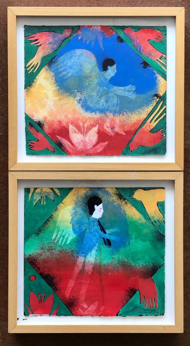 DELOSS MCGRAW (b. 1945, Oklahoma) Pair Of Works (1 of 3)