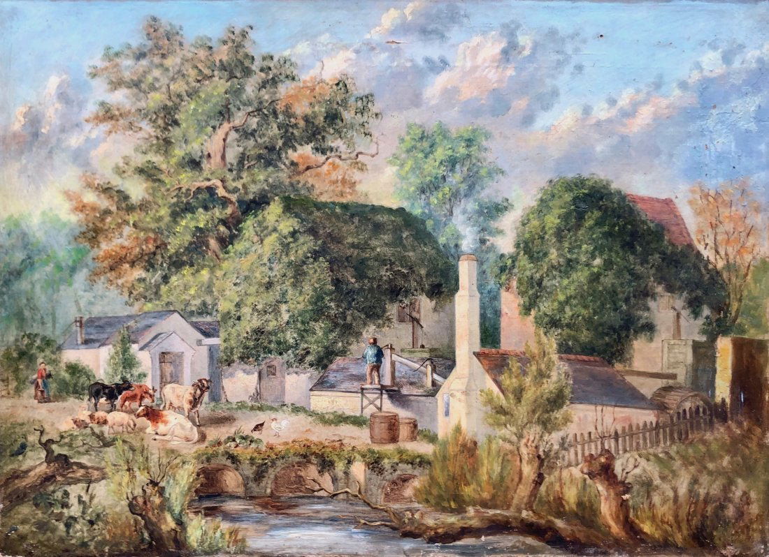 EDWIN FREDERICK HOLT (1830-1912, UK) Farm (1 of 5)