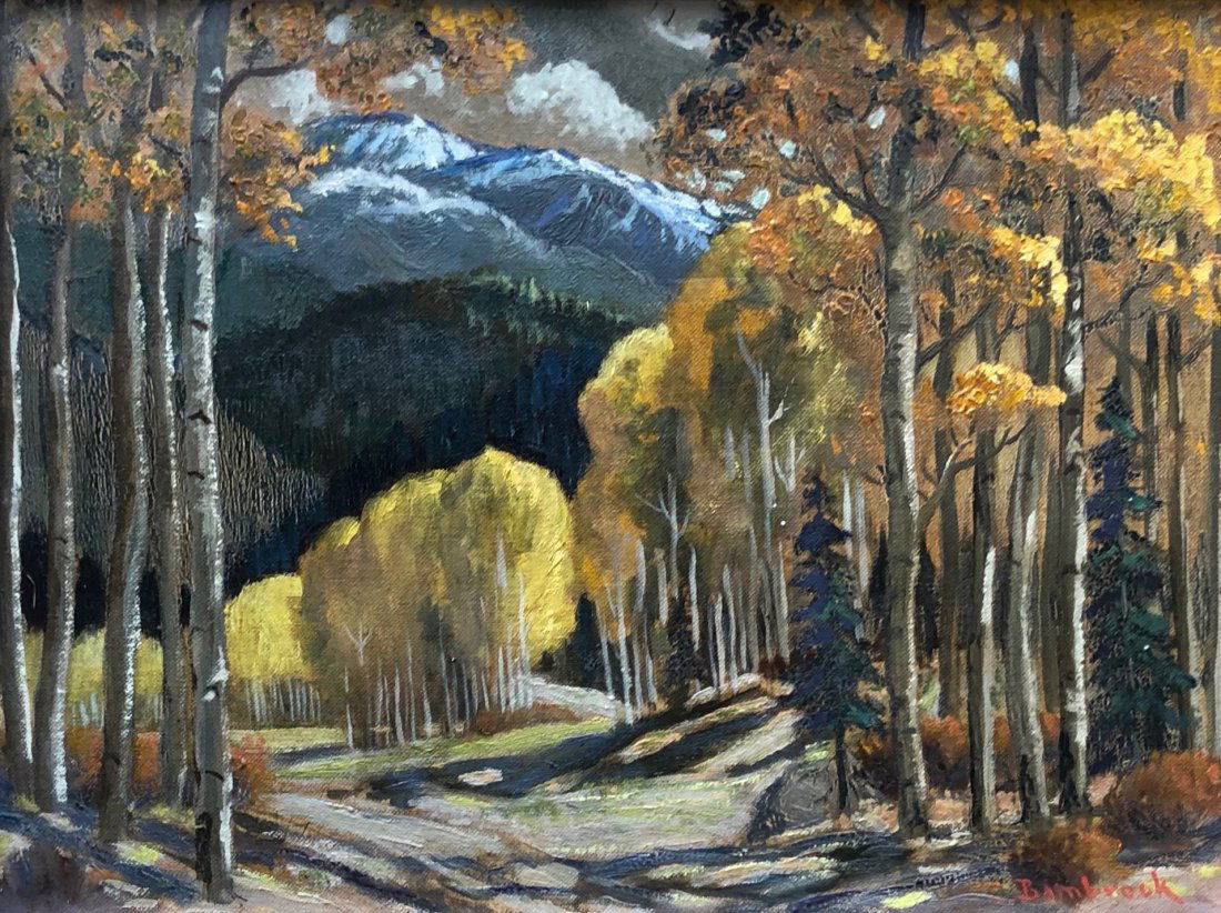 WALTER BAMBROOK (1910-1984, New Mexico) Landscape (1 of 5)