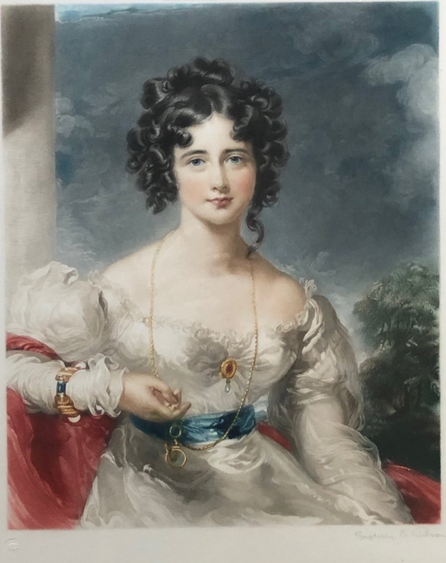 SYDNEY E. WILSON, "Miss Croker", Mezzotint (1 of 5)