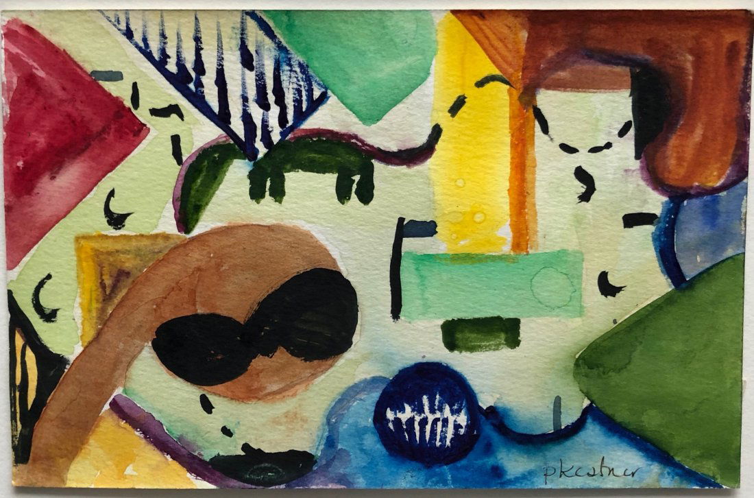 PRUDENCE BOWMAN KESTNER (1928-2019, Maryland) Abstract (1 of 5)