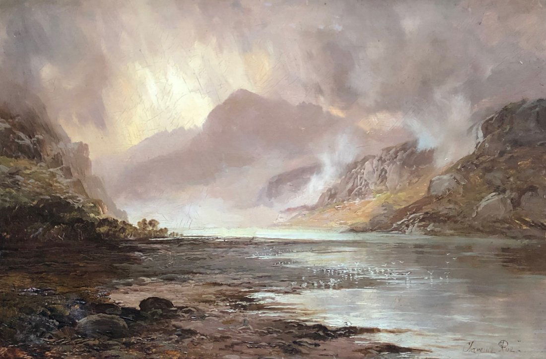 CLARENCE HENRY ROE (1850-1909, UK) Landcsape (1 of 4)