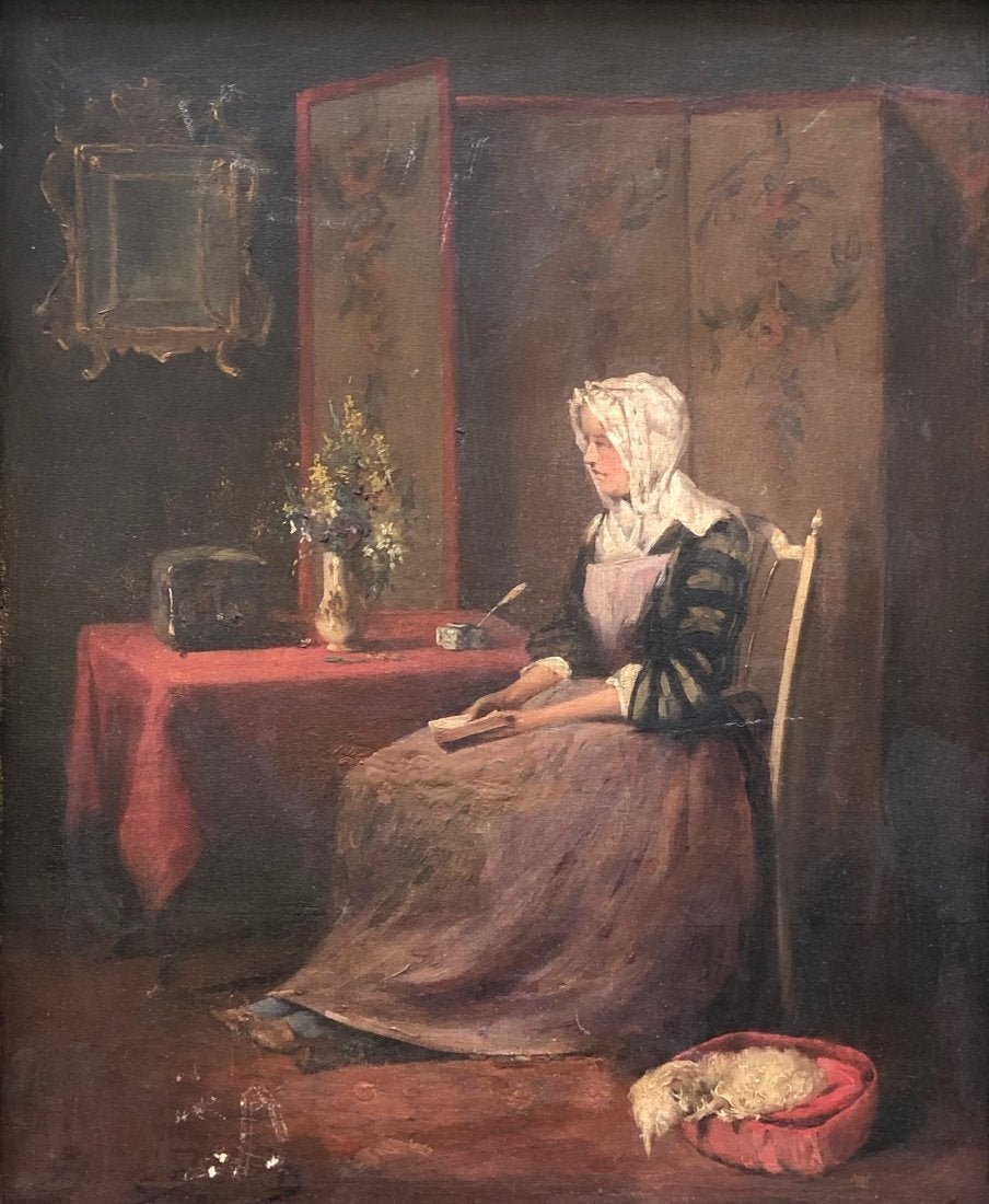 FREDERICK BARNARD (1846-1896, UK) Seated Woman (1 of 5)