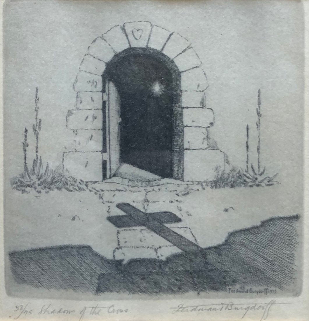 FERDINAND BURGDORFF (1881-1975) Etching (1 of 5)