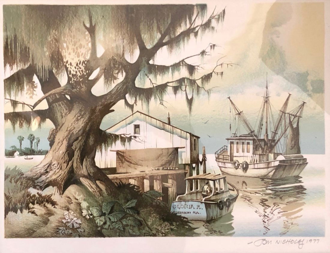 TOM NICHOLAS (b.1934, Connecticut) Lithograph (1 of 5)