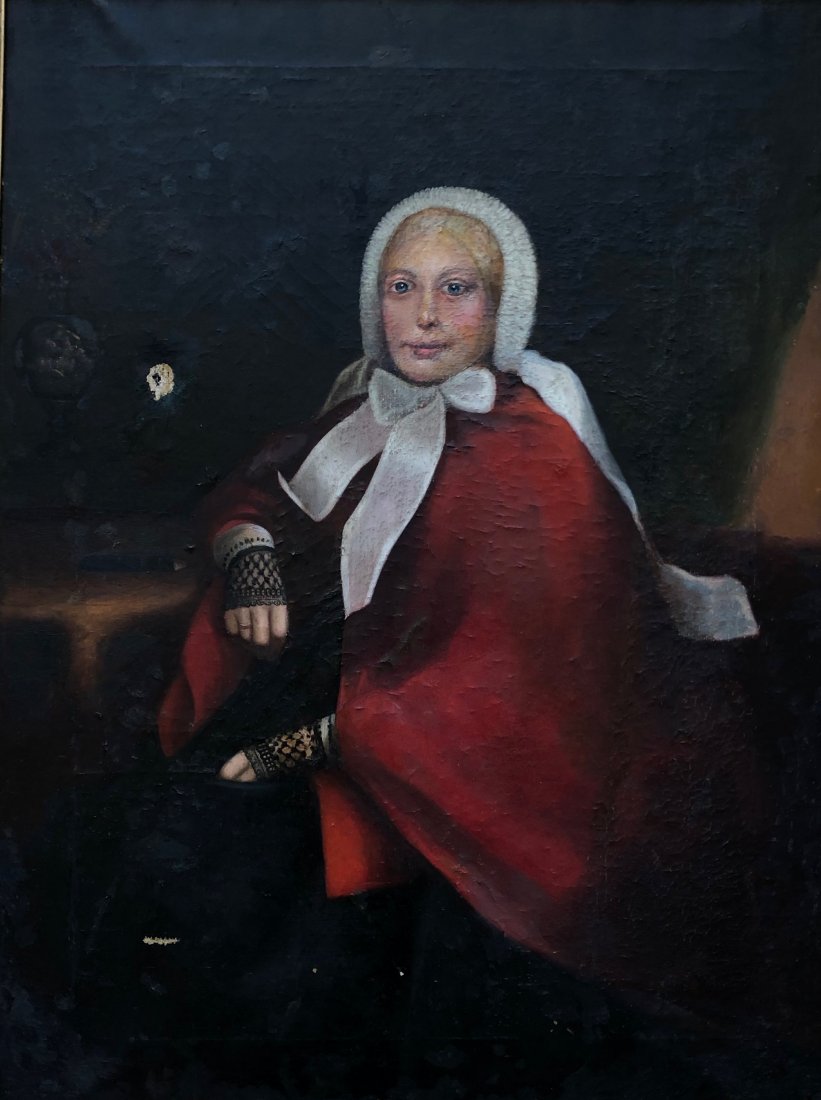 19th Century Portrait Of A Widow, Unsigned (1 of 4)