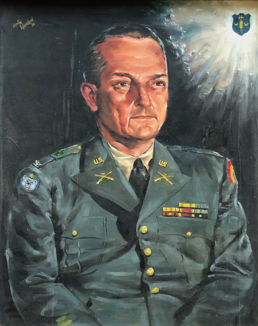 MARTIN ROSENHECK (20th c, Queens NY) Soldier Portrait (1 of 5)