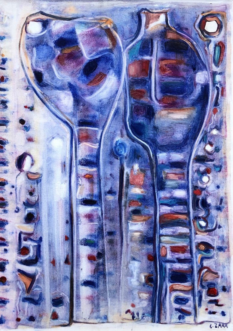 CATHERINE ZAKAS (b. 1936, Greece) Abstract (1 of 4)