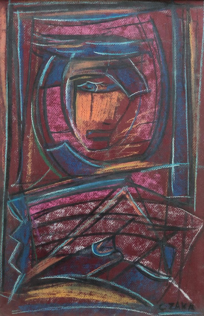 CATHERINE ZAKAS (b. 1936, Greece) Abstract (1 of 4)