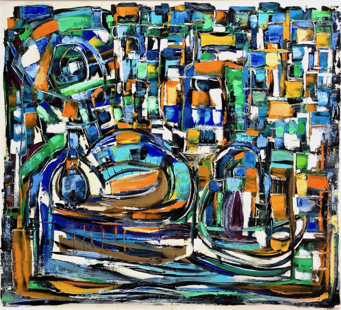 CATHERINE ZAKAS (b. 1936, Greece) Abstract (1 of 4)