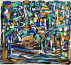 CATHERINE ZAKAS (b. 1936, Greece) Abstract