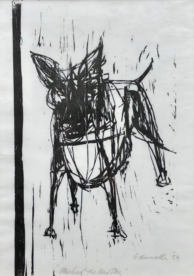 EDMOND CASARELLA (1920-1996, NJ) Michael The Dog (1 of 5)