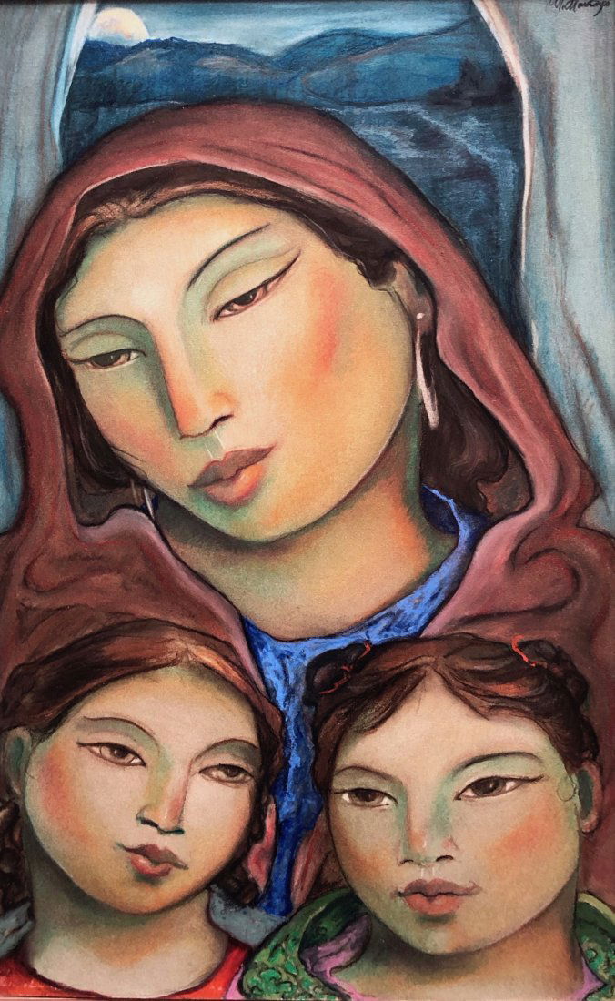 MIGUEL MARTINEZ (b. 1951, New Mexico) Family Life (1 of 5)