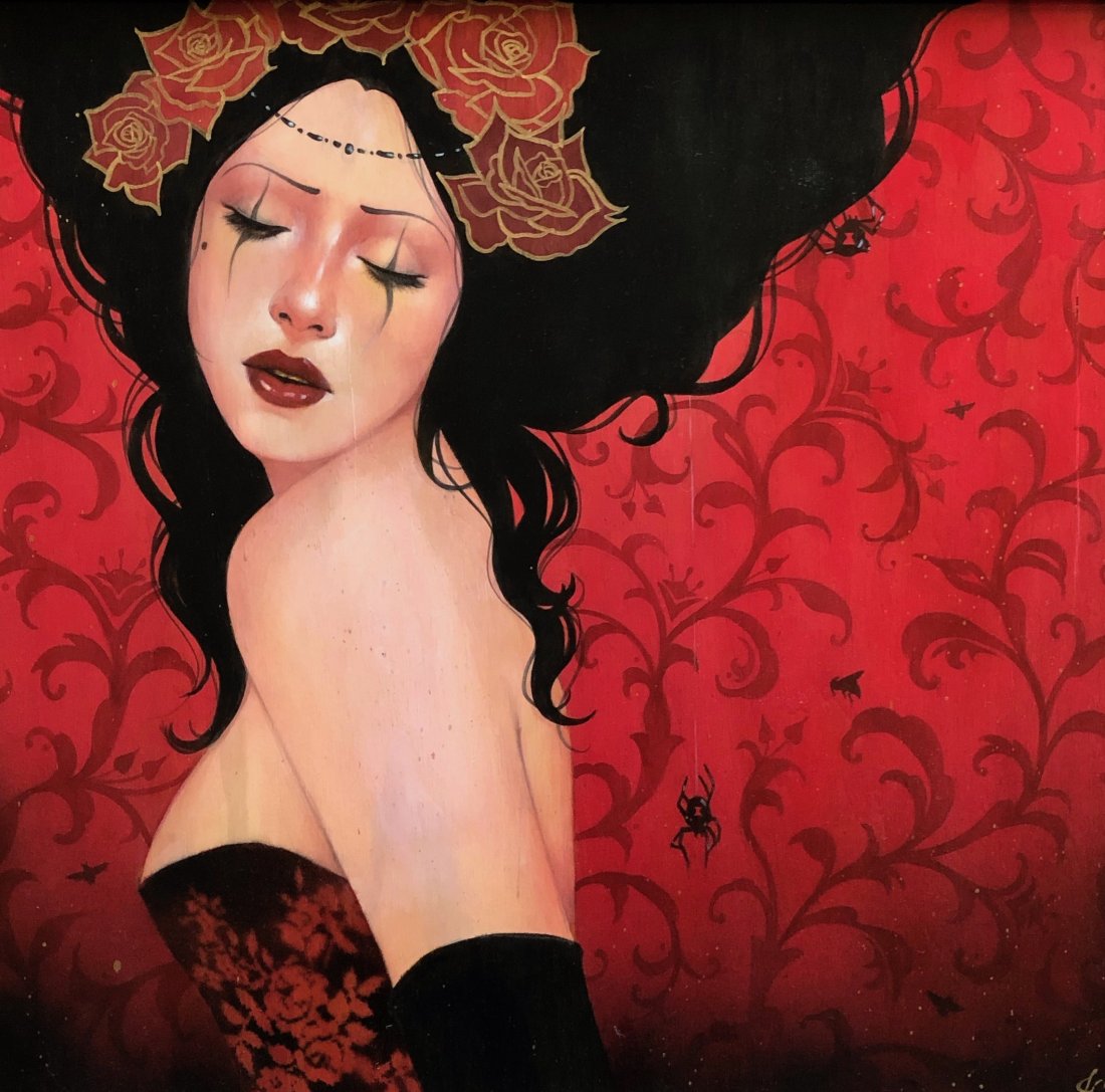 SYLVIA JI (b. 1982, American) Lady In Red (1 of 5)