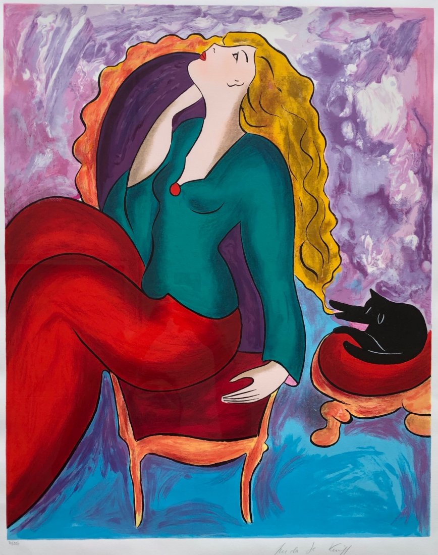 LINDA LE KINFF (b. 1949, French) Lithograph (1 of 5)