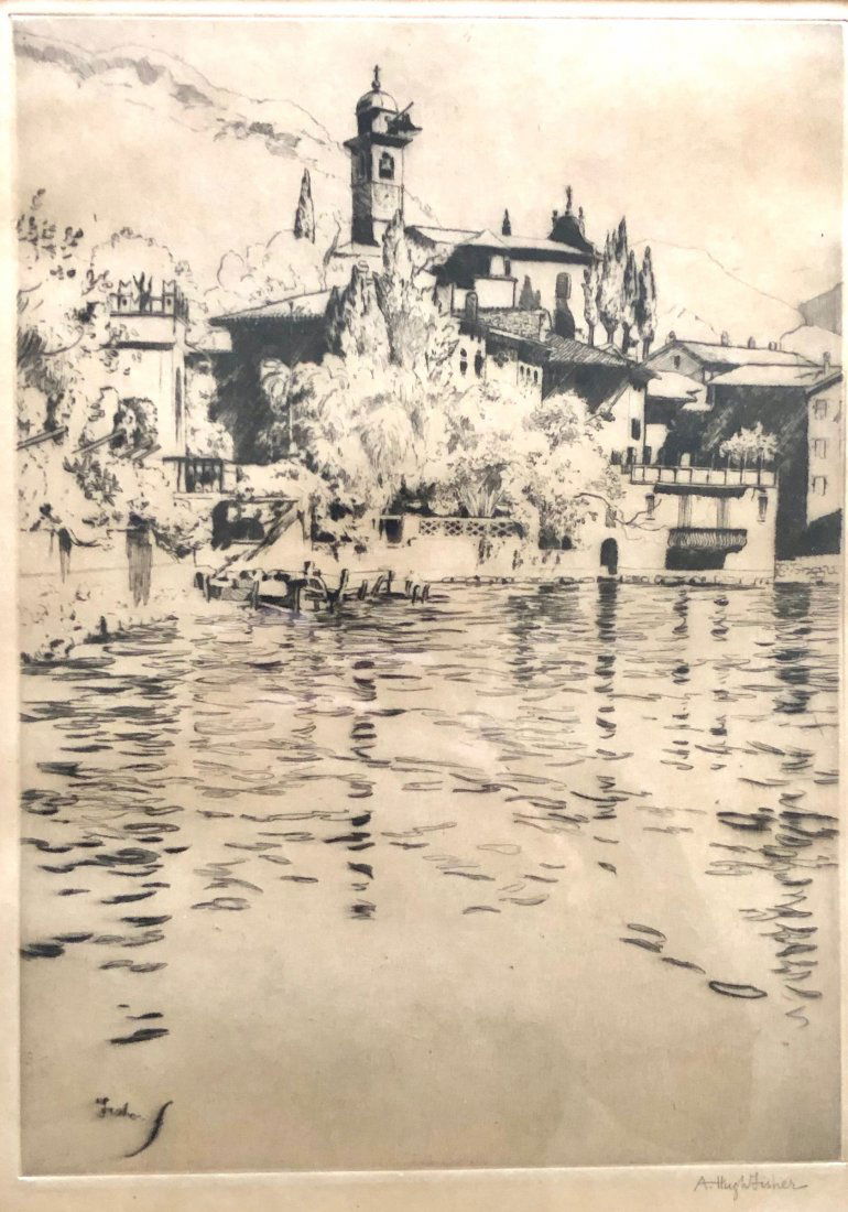 ALFRED HUGH FISHER (1867-1945, UK) Etching (1 of 5)