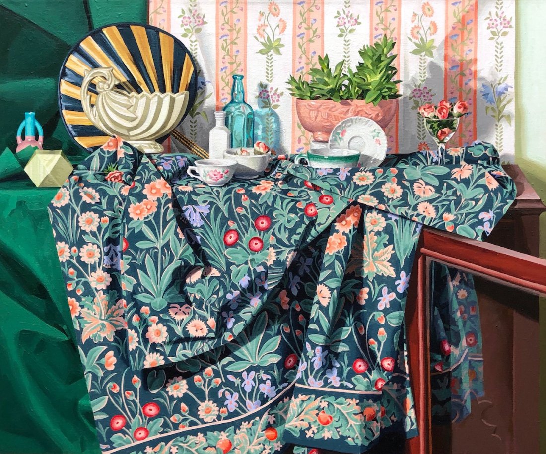 NANCY HAGIN (b. 1940, Elizabeth, NJ) Winter Garden (1 of 5)