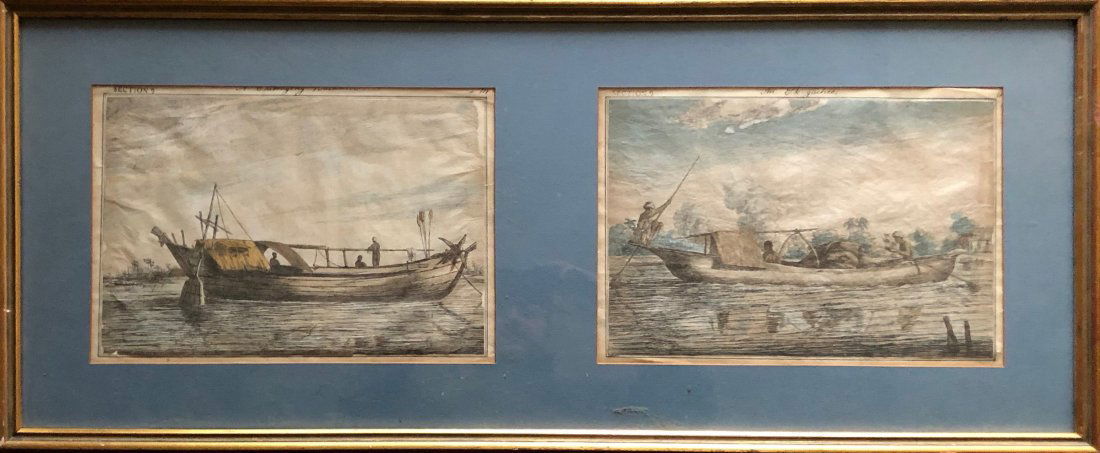 Frans Balthazar Solvyns, Hand Colored Indian Etchings (1 of 5)