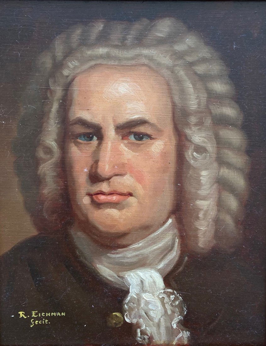 P RICHARD EICHMAN (20th c, Maryland) Bach (1 of 4)