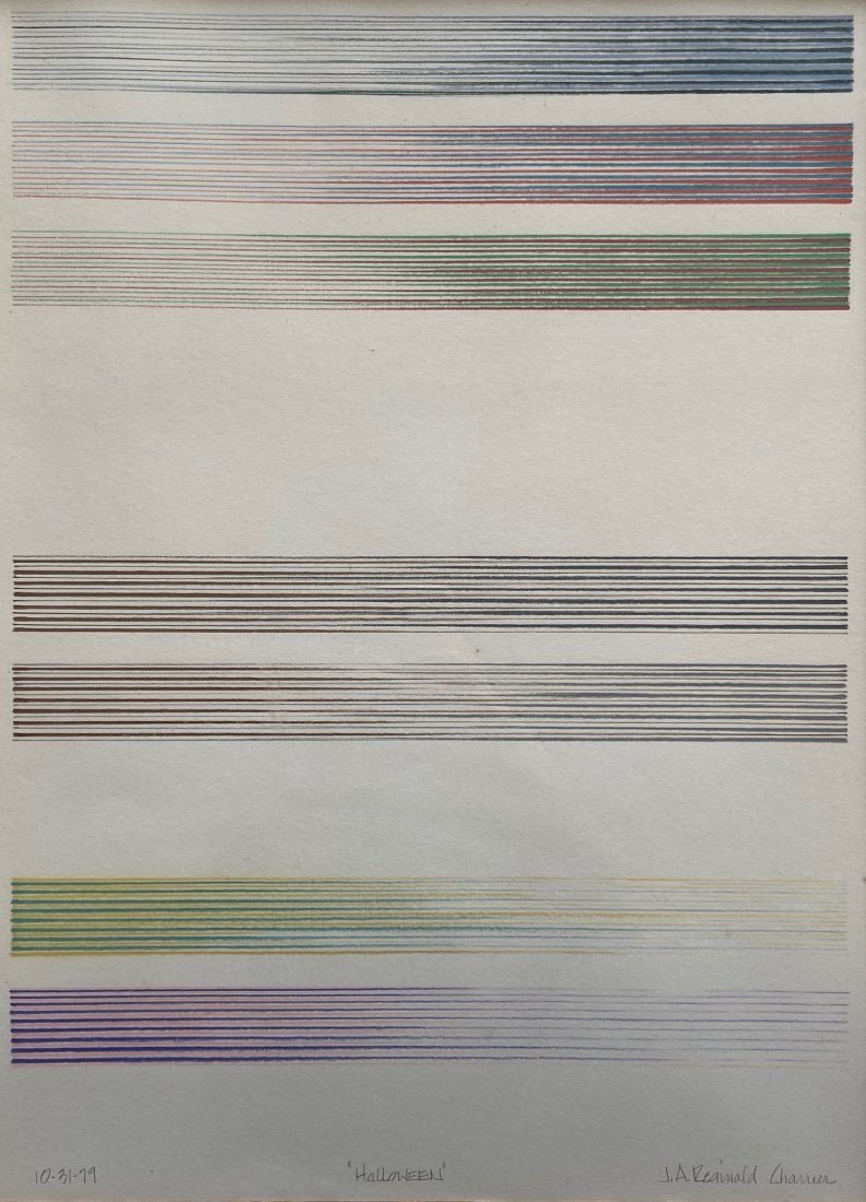 French Modernist Linear Abstract Lithograph, Signed (1 of 4)