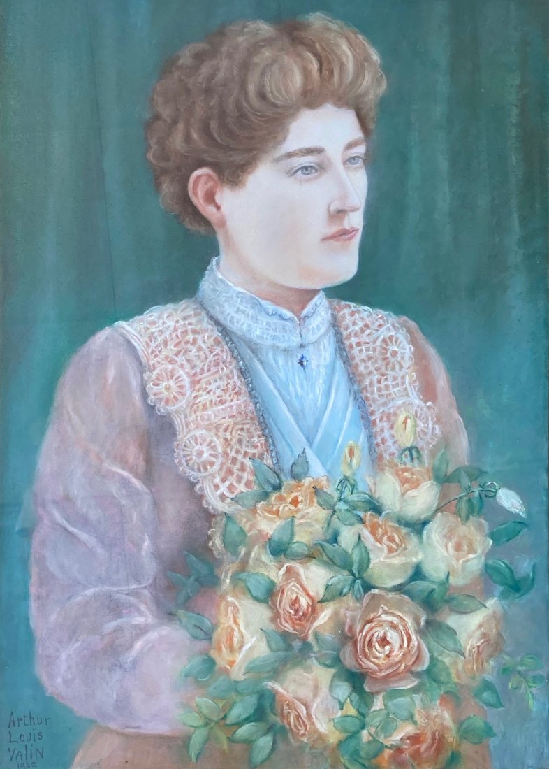 ARTHUR LOUIS VALIN (20th c, American) Portrait (1 of 5)
