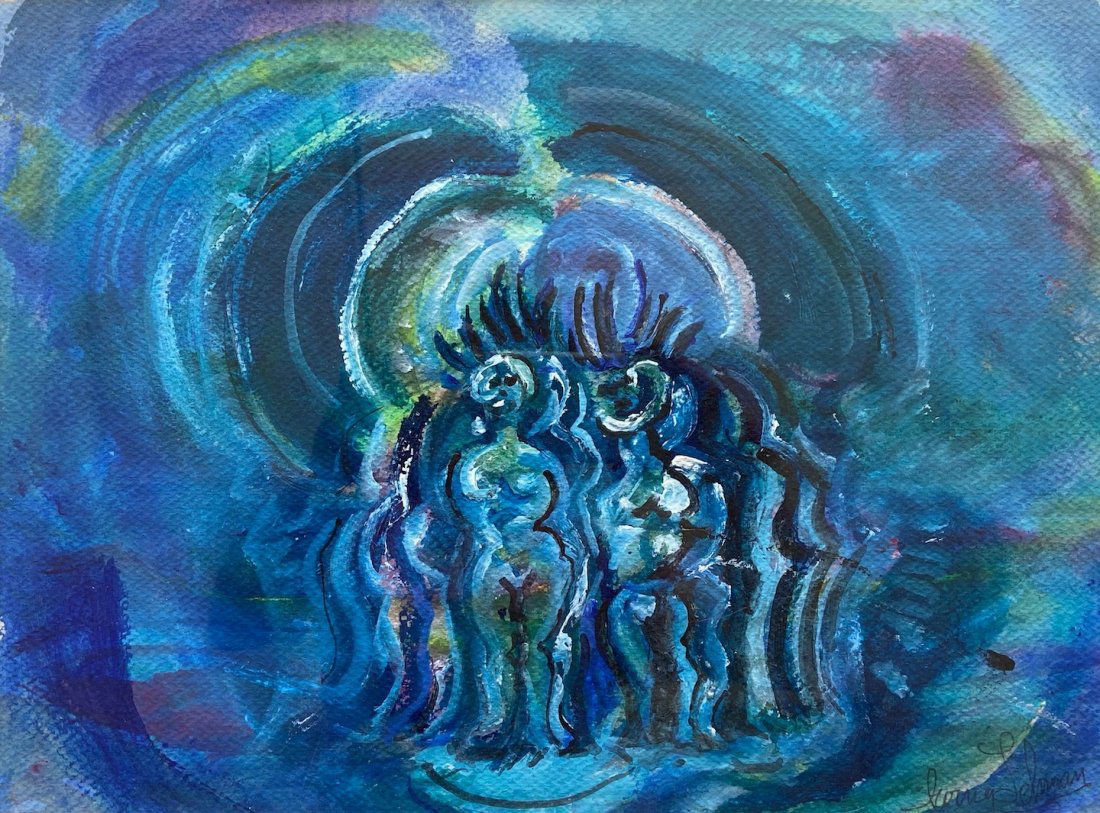 IRVING GEORGE LEHMAN (American, 1900-1983)  Abstract (1 of 4)