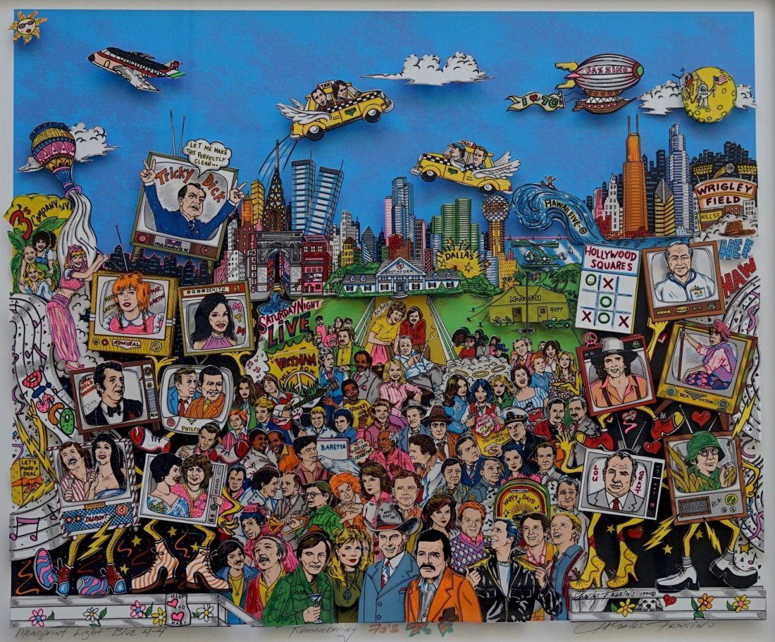 CHARLES FAZZINO "Remembering 70's TV" (1 of 7)