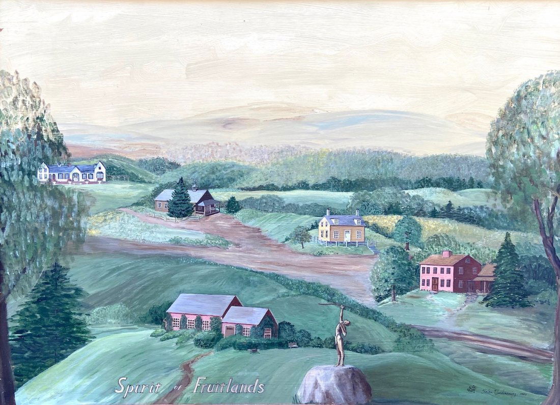 Fruitlands Museum, Harvard Massachucetts Oil Painting (1 of 5)